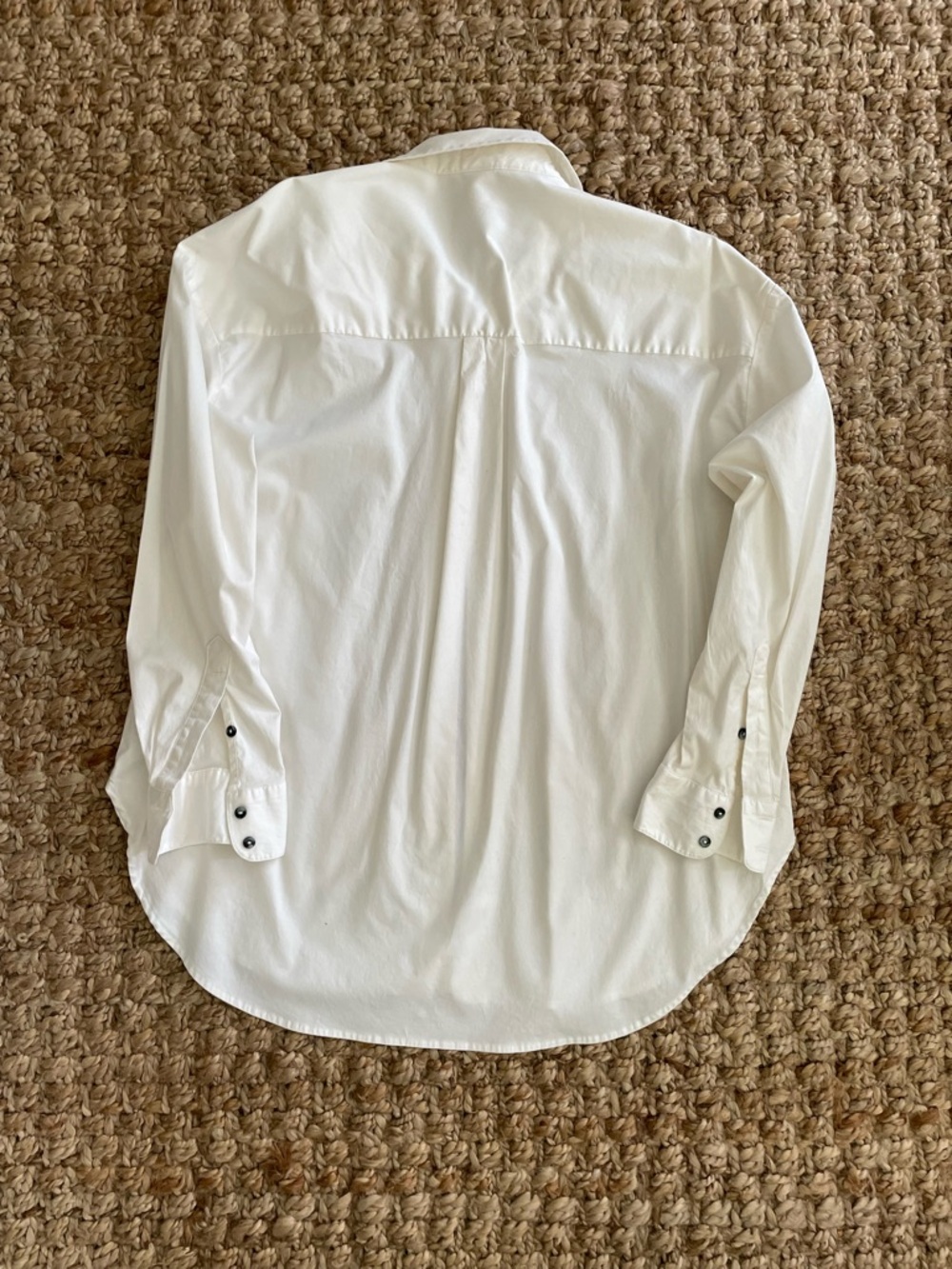 Mother Oxford Shirt Size 3 White Button Down Oversized Cotton Poplin Classic XL - Picture 11 of 16